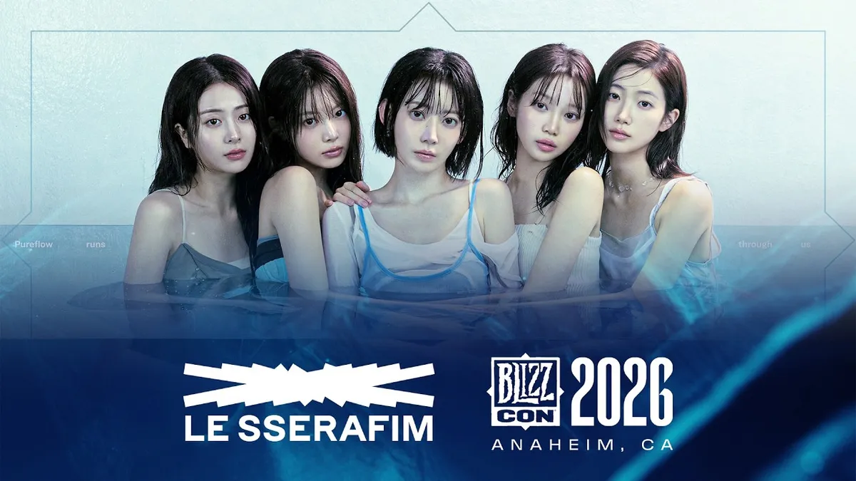 르세라핌 x 블리즈컨 2026 공연 발표 이미지