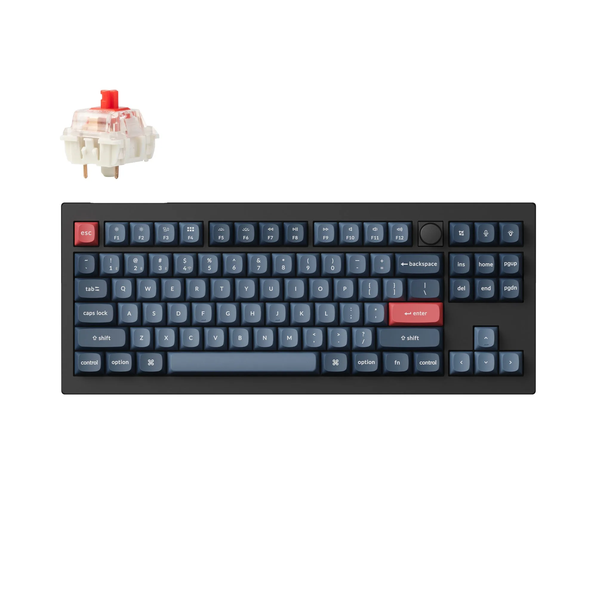 Keychron V3 Max — TKL 가스켓 마운트 무선 QMK 키보드