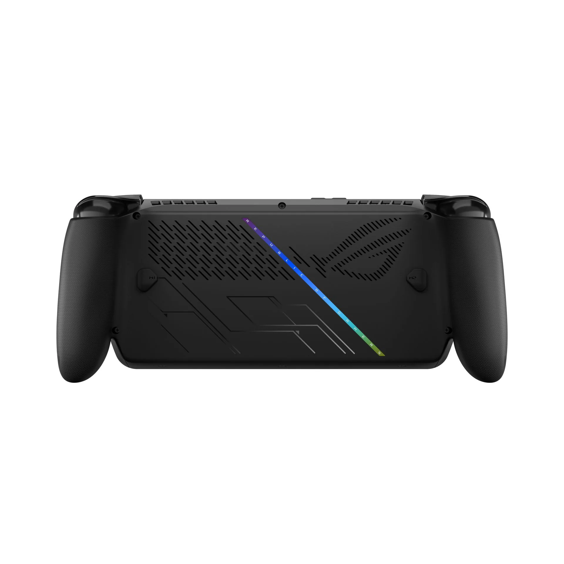 ROG Xbox Ally X — 후면 그립과 통풍구