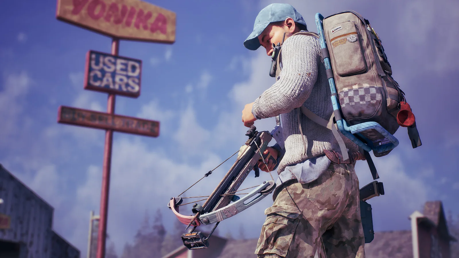 황량한 들판에 뒤집힌 차량