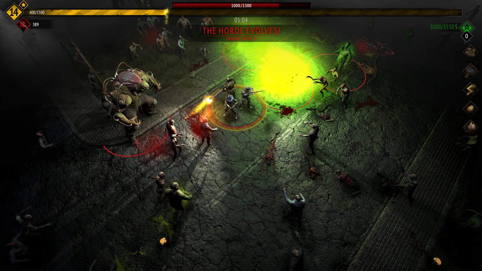 Yet Another Zombie Survivors — '더 호드 이볼브스' 경고와 함께 몰려오는 좀비 무리